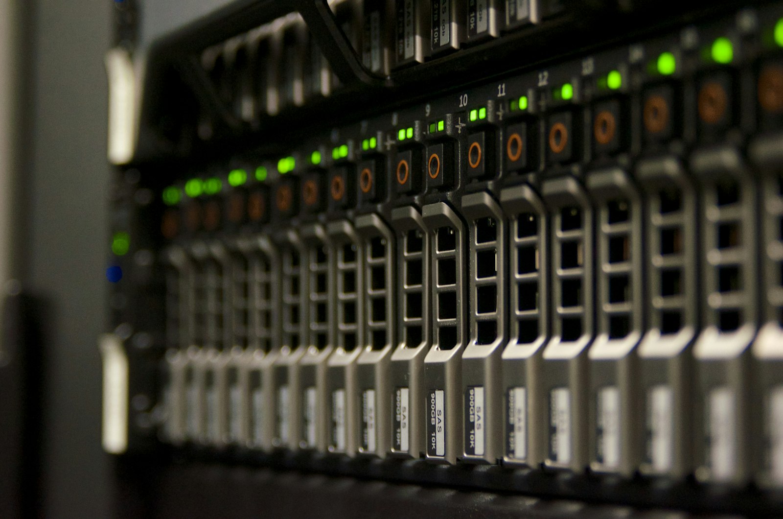 Rows of interconnected server racks representing Shopify's large-scale AI infrastructure and internal tooling systems
