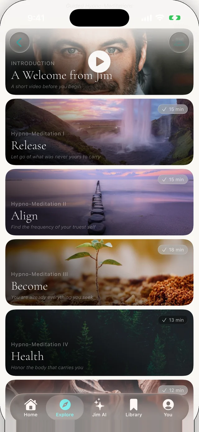 The Possibility on iPhone: the Book Companion, with a welcome from Jim and reader-only sessions