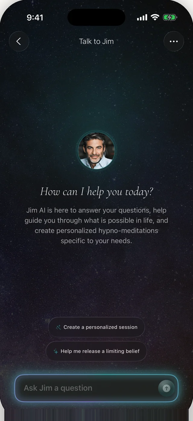 The Possibility on iPhone: Talk to Jim, a coaching chat in his voice