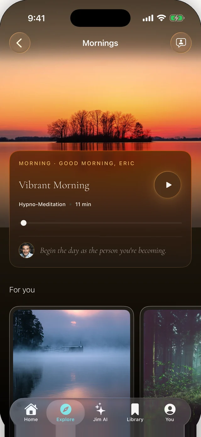 The Possibility on iPhone: Mornings, with the Vibrant Morning session